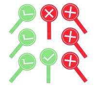 SHERCHPRY Paletas de Votación para Juegos y Aulas 8 Unidades 4 Rojas y 4 Verdes Tablero de Respuestas Verdadero/Falso Tarjetas de Volteo Reutilizables para Evaluación Rápida y