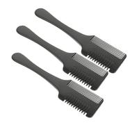 SHERCHPRY Peine de Afeitar para Cortar el Cabello de Doble Cara 3piezas Cuchillas de Acero Inoxidable y Cuerpo de Abs para Recortar Cabello en Casa