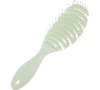 SHERCHPRY Peine de cabello de masaje cepillo para desenredar desenredador ondulado cerda estilo peine curvo peine masajeador de cuero cabelludo peine para el cabello peines las caderas Verde