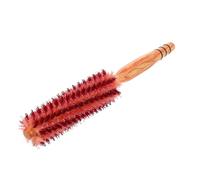 SHERCHPRY Peine Rodillo De Peluquería Peine Rizador Cepillo Redondo Cepillo De Pelo Redondo Para Hombres Cepillo De Peluqueria Cepillo De Rodillo Madera Light Brown