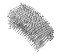 SHERCHPRY Peines Metálicos Cabello 10 Piezas 20 Dientes Alambre De Hierro Blanco Tocado Para Mujer y Niña Ocasión Boda Accesorios De Peinado