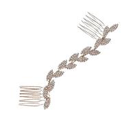 SHERCHPRY Peineta Gemas De Imitación Para Novia Tocado De Novia De Cristal Brillante Accesorio Cabello De Boda De Peineta Para Ceremonia