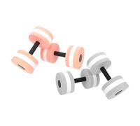 SHERCHPRY Pesas Acuáticas Flotantes 4 Piezas 2 Pares EVA y Mancuernas para Gimnasia Acuática y Entrenamiento Piscina Equipo Ligero para Ejercicios Impacto
