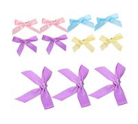 SHERCHPRY Piezas Sombrero De Horquilla Pinzas Para El Cabello Con Lazo Mini Decorativo Pequeño Poli Clip De Lazo Diminuto Bows Clips Boda Arco Pequeña Aleación De Zinc Vistoso