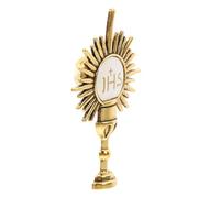 SHERCHPRY Pin de Solapa Cruz Comunión Chapado en Oro, Alfiler Religioso de Cáliz para Mujer, Accesorio Versátil para Ropa y Recuerdo de Celebración de Comunión, Obsequio Espiritual Único,