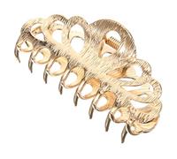 SHERCHPRY Pinzas para Pelo Grande de Aleación con Diseño de Tiara y Grabado Geométrico para Mujeres y Adolescentes