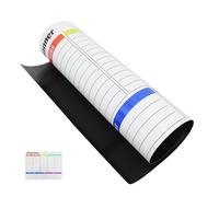 SHERCHPRY Pizarra Blanca de Borrado en Seco Autoadhesiva 30X40 CM Planificador Semanal PVC Removible para Pared Calendario Pegatina Organizador Oficina Hogar