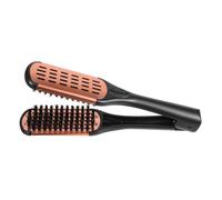 SHERCHPRY Plancha De Pelo De Doble Peine Peine Alisador Cepillo Para Pelo Cepillo Para Alisar El Cabello Herramienta De Peinado