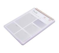 SHERCHPRY Planificador Diario de Tareas y Gestión Cuaderno de Notas Horario para Estudio y Trabajo Agenda de Planificación Académica Color Morado Cuaderno de Notas para Citas y