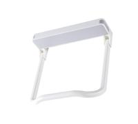 SHERCHPRY Plástico Estante de Pared Plegable 2 Piezas para Lavabo | Instalación Colgante, Diseño Compacto, Reduce Desorden, para Baño y Lavadero Doméstico