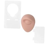 SHERCHPRY Puesto de exhibición de silicona ojos de práctica de maquillaje ojo de práctica modelo ojos de silicona para práctica de maquillaje partes del cuerpo de silicona