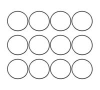 SHERCHPRY Pulseras de Silicona Elásticas Negras, Muñequera de Gelatina, Banda Sencilla, 12 Piezas para Mujeres, Uso Diario, Cómoda y Flexible, Tamaño Ajustable