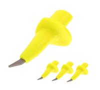 SHERCHPRY Puntas de Bastón de Trekking de Tungsteno Antideslizantes 4 Piezas Color Amarillo Limón Resistentes al Desgaste Compatibles Muletas y Bastones de Senderismo para Actividades