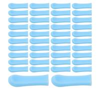 SHERCHPRY Puntas de Silicona Suaves para Cucharas de Cerumen 115X38 MM 80 Unidades Reutilizables Fundas Protectoras Compatibles para Removedor Visual de Cera Higiene Segura en Casa y
