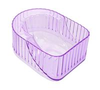 SHERCHPRY Recipiente Para Remojar Uñas Removedor De Esmalte Herramienta De Manicura Quitaesmalte Recipientes Para Manicura De Manos Color Morado Material Plástico Para Uso En Salones De Bell