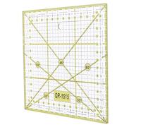 SHERCHPRY Regla Cuadrada de Patchwork para Costura Líneas de Cuadrícula Precisas Herramienta de Acrílico Transparente para Acolchado y DIY Impresión Clara para Uso Diestro y Zurdo