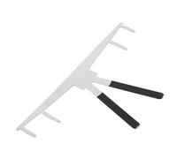 SHERCHPRY Regla Para Cejas Plantilla De Ceja Herramientas De Cejas Para Forma Herramienta Para Tatuar Regla De a De Medición De Acero Inoxidable Silver