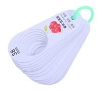 SHERCHPRY Regla para Medir Diámetro de Fruta de Plástico 16 Orificios Calibre Multifuncional para Cerezas Arándanos y Frutas Recién Cosechadas Herramienta Portátil para Clasificación