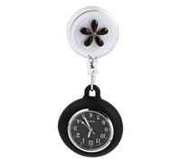 SHERCHPRY Reloj de Bolsillo Relojes Relojes Infantiles reloges de Pared Watch de Pared Transparente Cortina Reloj de Chicas Reloj de Cuarzo Espejo de Vidrio Ordinario Black