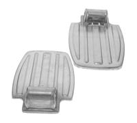 SHERCHPRY Reposapiés para Silla de Ruedas de Hierro Ajustable y Práctico Diseño Ensanchado y Alargado para Usuarios en Hospitales y Residencias