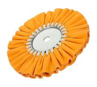 SHERCHPRY Rueda de Pulido de Algodón Naranja para Amoladora Angular Disco de Pulir para Metal y Madera Accesorio de Tela Resistente para Pulido Fino en Maquinaria y Automóviles
