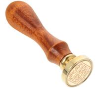 SHERCHPRY Sello de Cera Personalizado para Manualidades y Bodas, Material de Madera y Cobre, Funde Fácilmente y No se Rompe, Adecuado para Sellar Invitaciones y Regalos
