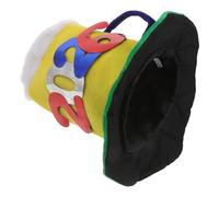 SHERCHPRY Sombrero de Disfraz Oktoberfest Forma de Jarra de Cerveza, Material de Terciopelo Ligero, Talla Única para Adultos, Sombrero de Fiesta Carnaval y Fútbol, Accesorio Divertido