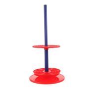 SHERCHPRY Soporte para Pipetas de Plástico Redondo Gradilla para Tubos de Ensayo y de Muestra Base Circular para Laboratorio Almacenamiento Organizado y Duradero