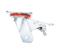 SHERCHPRY Soporte para Ruedas Giratorias de 4 Pulgadas de Acero Resistente con Freno Bastidor Industrial para Carga Pesada Marco Giratorio Portátil para Muebles y Equipos