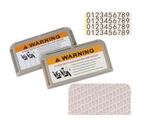 SHERCHPRY Soporte para Visera de Coche 2 Unidades Organizador de Parasol para Automóvil en Plástico Gris Porta Tarjetas y Tarjetero para Estacionamiento Accesorio Práctico para