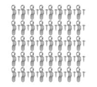 SHERCHPRY Sujetadores Clips Giratorios Metálicos Marcos de Fotos de Hierro 120 para Tornillos con Acabado Protector para Estudio Fotográfico y Oficina