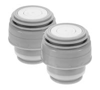 SHERCHPRY Tapas de Repuesto para Termos de 45 Mm, Compatibles con Botellas Térmicas de 500 Ml a 1200 Ml, Color Gris, con Junta Selladora Antivertido y Diseño Portátil para Actividades