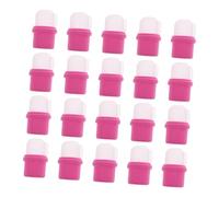 SHERCHPRY Tapones de Silicona para Quitar Uñas Acrílicas, 20 Piezas Reutilizables y Cómodos para Uso Profesional y Cuidado de Uñas en Casa