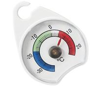 SHERCHPRY Termómetro Digital para Frigorífico y Congelador Pantalla Clara Diseño Compacto de Plástico Blanco Adecuado para Cocina y Almacenamiento de Alimentos