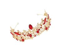 SHERCHPRY Tiara de Novia de Aleación de Cristal Accesorios para Adorno para Mujeres para Bodas y Compromisos