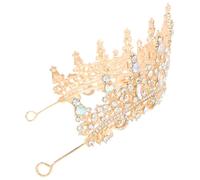 SHERCHPRY Tiara de Novia de Cristal Barroca con Rhinestones Diadema Elegante para Bodas Cumpleaños y Prom Accesorio de Fiesta para Princesas
