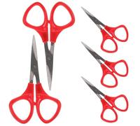 SHERCHPRY Tijeras Curvas de Bordar de Acero Inoxidable 5 Piezas para Hilo y Punto de Cruz Tijeras de Sastre Pequeñas para Costura y Manualidades Utensilios de Corte Color Color Aleatorio