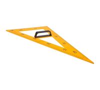 SHERCHPRY Triángulo Magnético 40 CM Amarillo Regla Triangular de Dibujo 45° y 60° para Enseñanza en Aula Herramienta Didáctica Multifuncional para Profesores y Dibujo en Pizarra