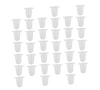 SHERCHPRY Vasos de Silicona Flexibles para Pigmento 200 Piezas Tamaño Grande Desechables para Salón Profesional Maquillaje y Tatuajes