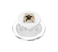 Sheriff de la Ciudad pequeña | Perro Retro de Pastor alemán Sheriff PopSockets PopGrip para MagSafe