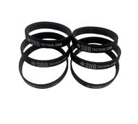 Sheriff of Baghdad Bandas planas de combate de muñeca de 4 pulgadas, duraderas, resistentes al calor y a los químicos, fabricadas en Estados Unidos, paquete de 6, color negro