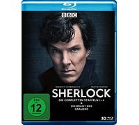 Sherlock - Die komplette Serie: Staffeln 1-4 & Die Braut des Grauens auf 10 BDs LTD. [Alemania] [Blu-ray]