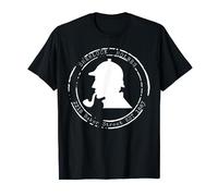 Sherlock Holmes 221B Baker Street Establecido 1887 Novedad Camiseta