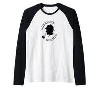 Sherlock Holmes Amantes de los Libros de Detectives- Camiseta Manga Raglan