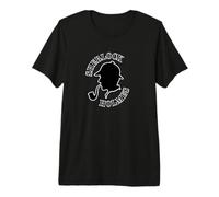 Sherlock Holmes Amantes de los Libros de Detectives- Camiseta Premium