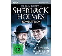Sherlock Holmes (mit Jeremy Brett) - Komplettbox / Alle Folgen und alle Filme der beliebten Adaption mit Jeremy Bret (Pidax Serien-Klassiker) [Alemania] [DVD]