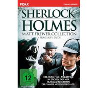 Sherlock Holmes (mit Matt Frewer) - Komplettbox / Die komplette 4-teilige Spielfilmreihe mit Matt Frewer als Meisterdetektiv (Pidax Serien-Klassiker) [DVD]