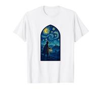 Sherlock Holmes Noche Estrellada Detective Vintage Camiseta gráfica económica