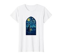 Sherlock Holmes Noche Estrellada Detective Vintage Camiseta gráfica económica