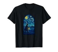 Sherlock Holmes Noche Estrellada Detective Vintage Camiseta gráfica económica